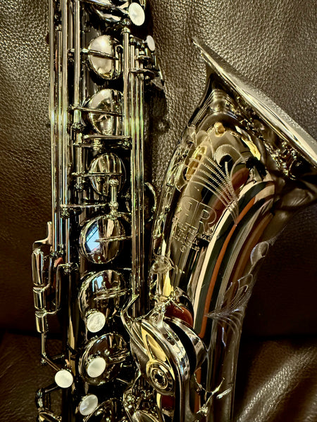 "Tru-Six" Vintage Paris Styled Tenor Saxophone DEMO BLACK NICKEL ANODIZED!!!
