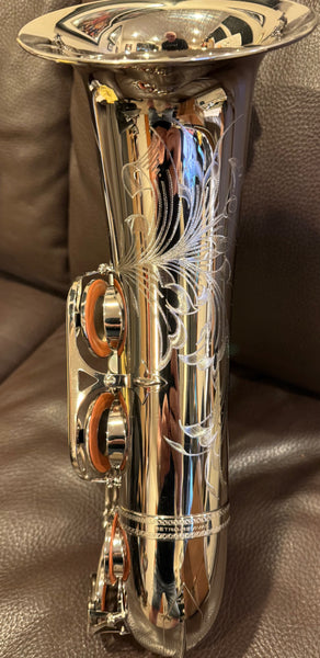 "Tru-Six" Vintage Paris Styled Tenor Saxophone DEMO BLACK NICKEL ANODIZED!!!