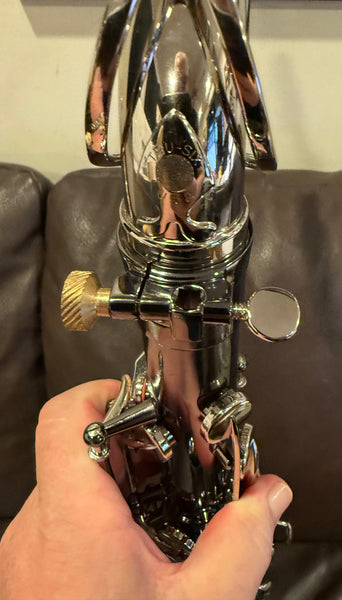 "Tru-Six" Vintage Paris Styled Tenor Saxophone DEMO BLACK NICKEL ANODIZED!!!