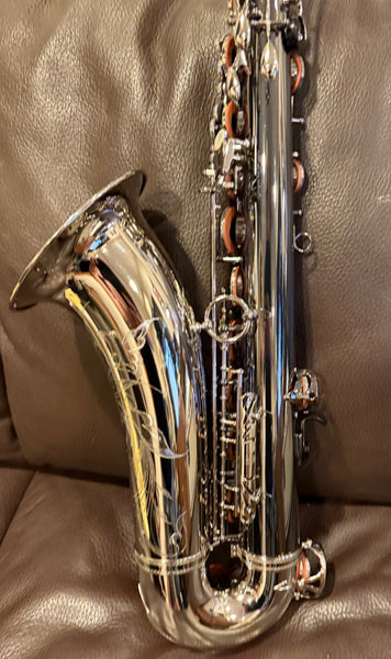 "Tru-Six" Vintage Paris Styled Tenor Saxophone DEMO BLACK NICKEL ANODIZED!!!
