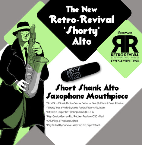 "Shorty" Alto Replica 1950's Selmer Short Shank Soloist