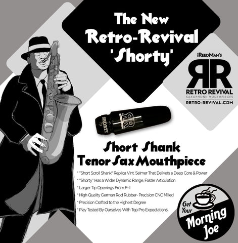 "Shorty" Tenor Replica 50's Selmer Short Shank Soloist